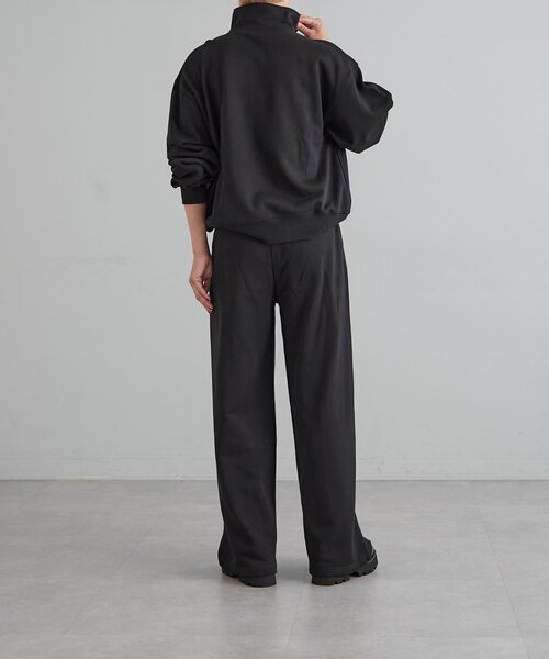 【セール】オーガニックコットンハーフZipスウェット（Tシャツ/カットソー）｜earthy（アーシー）
