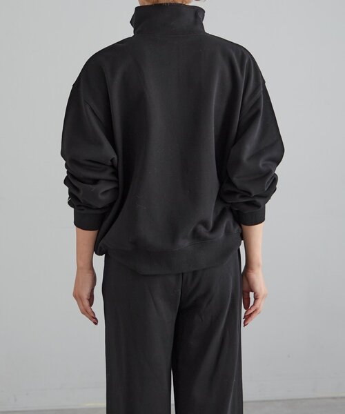 【セール】オーガニックコットンハーフZipスウェット（Tシャツ/カットソー）｜earthy（アーシー）