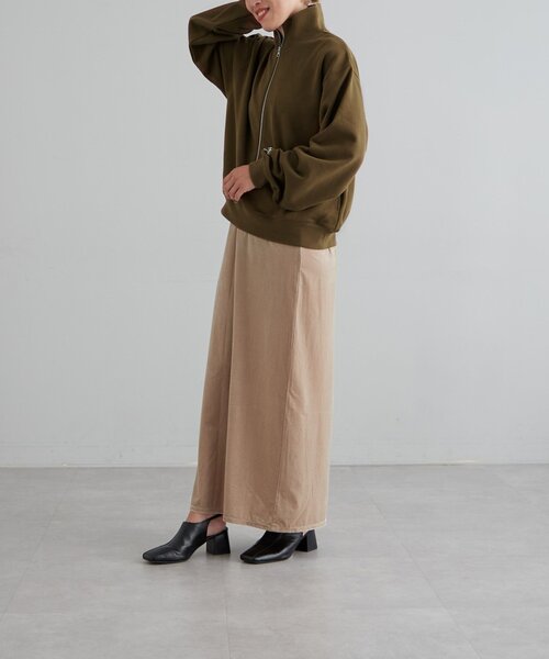 【セール】オーガニックコットンハーフZipスウェット（Tシャツ/カットソー）｜earthy（アーシー）