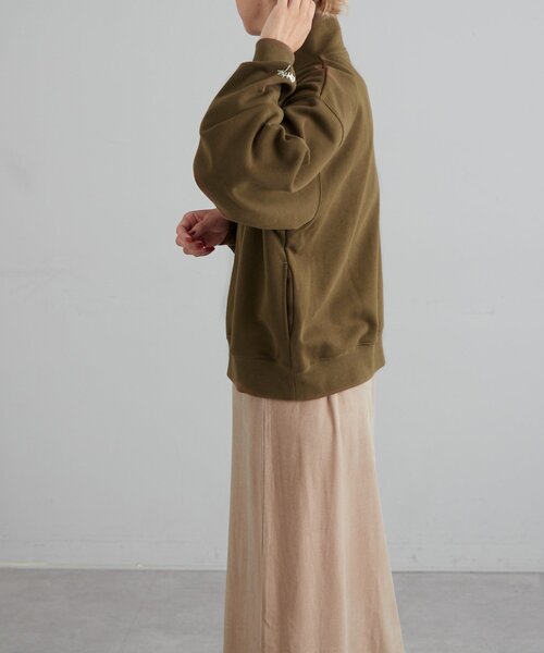【セール】オーガニックコットンハーフZipスウェット（Tシャツ/カットソー）｜earthy（アーシー）