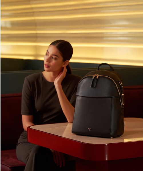 TUMI（トゥミ）の「VOYAGEUR 「ホランド」バックパック（A4/PC14インチまで対応）（バックパック/リュック・レディース・ブラック×グレー・FREE）」の8枚目の写真