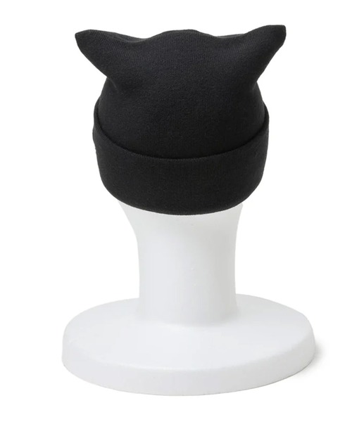 NEW ERA（ニューエラ）の「NEW ERA/ニューエラ キッズ ビーニー ニットキャップ ニット帽 帽子 猫耳 Kid's スクエアニット ブラック 14325259（ニットキャップ/ビーニー・キッズ・ブラック・YOUTH）」の8枚目の写真