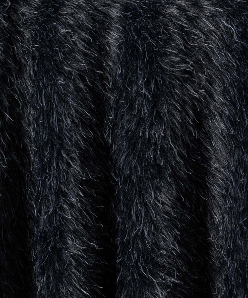 KUUUPY（クーピー）の「Feather Yarn Short Knit - フェザーヤーン