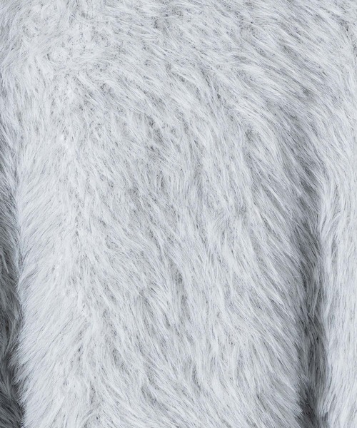 KUUUPY（クーピー）の「Feather Yarn Short Knit - フェザーヤーンショートニット（ニット/セーター・メンズ・ブラック/グレー・LARGE/MEDIUM/SMALL）」の6枚目の写真