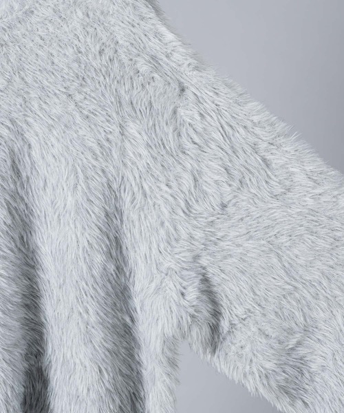 KUUUPY（クーピー）の「Feather Yarn Short Knit - フェザーヤーン