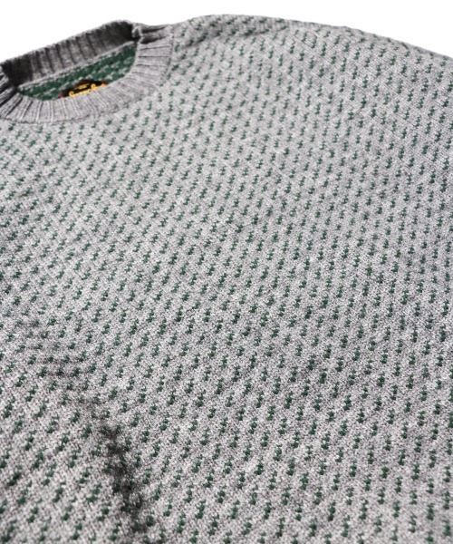 SUNNY SPORTS(サニースポーツ)の「SUNNY SPORTS / サニースポーツ BIRD’S EYE CREW SWEATER バーズアイ クルーネック セーター(ニット/セーター・メンズ・ホワイト/ネイビー/チャコールグレー・MEDIUM/LARGE/X-SMALL)」の22枚目の写真