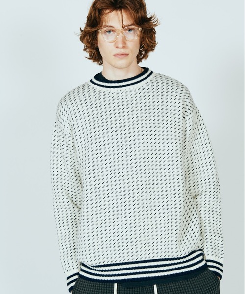サニースポーツ Brids Eye Crew Sweater SUNNY SPORTS レディース メンズ 国内正規品 サニースポーツ Brids Eye Crew Sweater SUNNY SPORTS