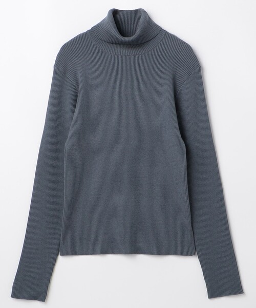 セール】限定展開 吸湿発熱 リブ タートルネック ニット プルオーバー  