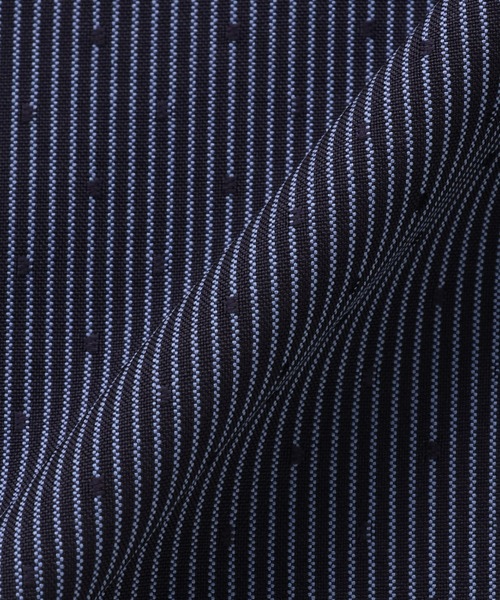 TOKYO SHIRTS(トウキョウシャツ)の「【吸水速乾】【COFREX】前立ミニフリル レディース長袖フリルシャツ(シャツ/ブラウス・レディース・ダークブルー・S/M/L/LL/XL)」の5枚目の写真