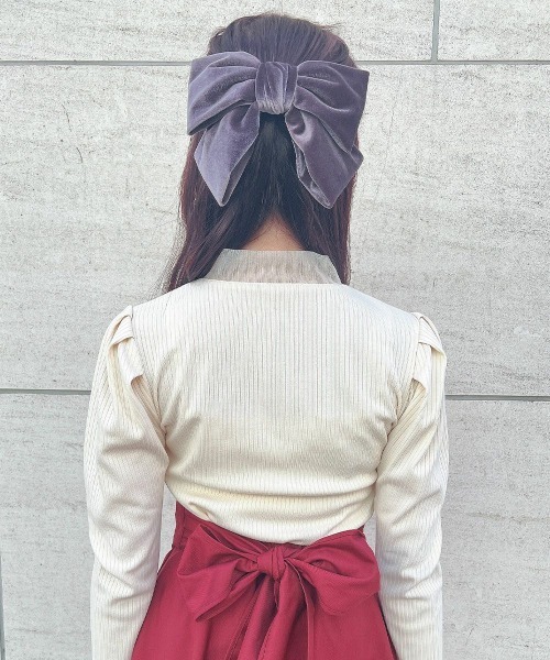 an another angelus（アンアナザーアンジェラス）の「チュールボウタイテレコロンT/ananotherangelus（Tシャツ/カットソー・レディース・アイボリー/ブラック/チャコールグレー・FREE）」の10枚目の写真