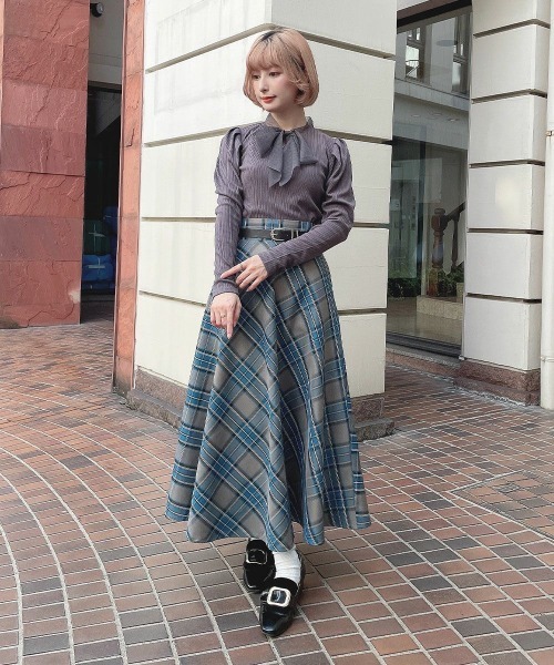 an another angelus（アンアナザーアンジェラス）の「チュールボウタイテレコロンT/ananotherangelus（Tシャツ/カットソー・レディース・アイボリー/ブラック/チャコールグレー・FREE）」の12枚目の写真