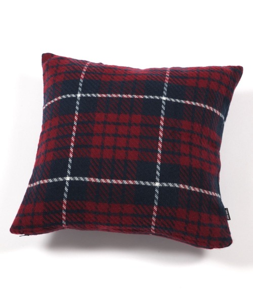 niko and...(ニコアンド)の「オリジナルアクリルチェック柄クッションカバー(クッション/クッションカバー・レディース・ベージュ/ネイビー・0)」の2枚目の写真