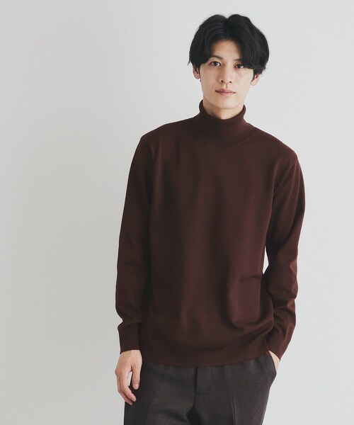 THE SHOP TK (ザ ショップ ティーケー )の「◆ライトポリタートルニット(ニット/セーター・メンズ・ブラック/ブラウン系その他/チャコールグレー・04/02/03)」の3枚目の写真