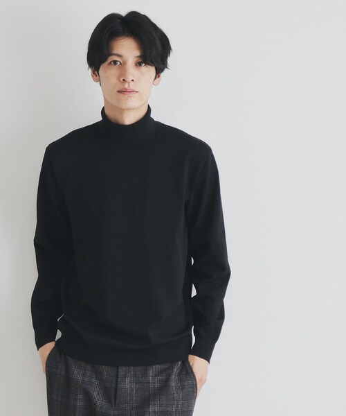 THE SHOP TK (ザ ショップ ティーケー )の「◆ライトポリタートルニット(ニット/セーター・メンズ・ブラック/ブラウン系その他/チャコールグレー・04/02/03)」の2枚目の写真