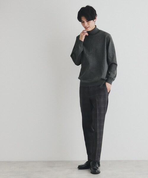 THE SHOP TK (ザ ショップ ティーケー )の「◆ライトポリタートルニット(ニット/セーター・メンズ・ブラック/ブラウン系その他/チャコールグレー・04/02/03)」の14枚目の写真