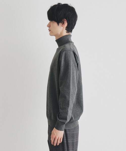 THE SHOP TK (ザ ショップ ティーケー )の「◆ライトポリタートルニット(ニット/セーター・メンズ・ブラック/ブラウン系その他/チャコールグレー・04/02/03)」の17枚目の写真
