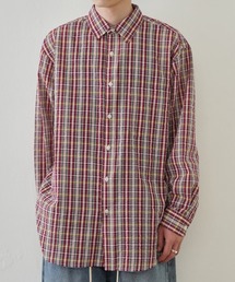 Bargiee | チェックシャツ 長袖 ユニセックス(シャツ/ブラウス)