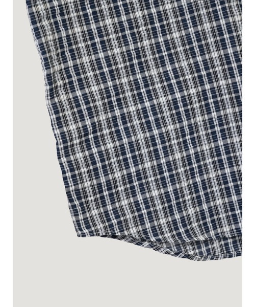 Bargiee(バージー)の「チェックシャツ 長袖 ユニセックス(シャツ/ブラウス・メンズ・レッド・L/M)」の5枚目の写真