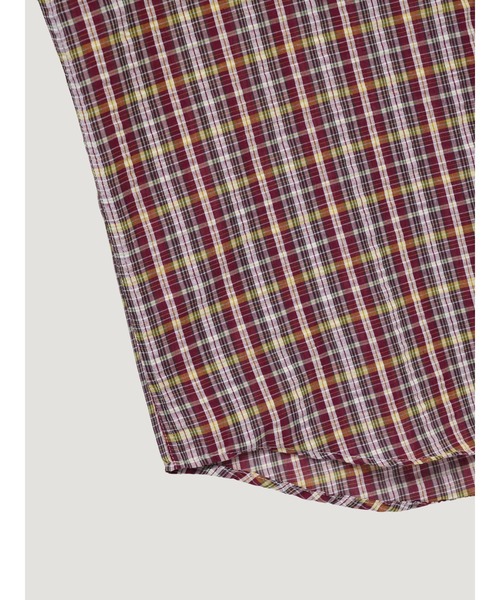 Bargiee(バージー)の「チェックシャツ 長袖 ユニセックス(シャツ/ブラウス・メンズ・レッド・L/M)」の10枚目の写真