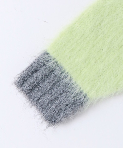 hunch(ハンチ)の「【新色追加】ニュアンス柄ブロッキングニット(ニット/セーター・レディース・ブラウン系その他/グレー系その他/ブラック系その他/ホワイト系その他・FREE)」の20枚目の写真