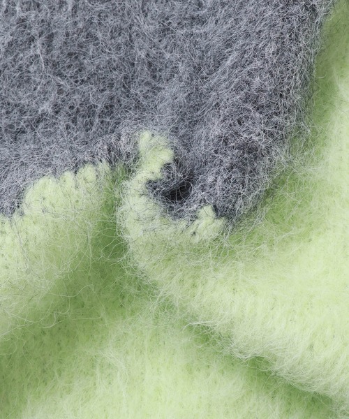 hunch(ハンチ)の「【新色追加】ニュアンス柄ブロッキングニット(ニット/セーター・レディース・ブラウン系その他/グレー系その他/ブラック系その他/ホワイト系その他・FREE)」の22枚目の写真