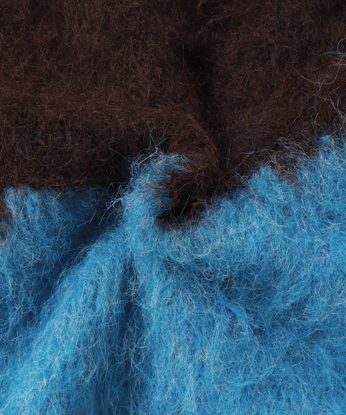 hunch(ハンチ)の「【新色追加】ニュアンス柄ブロッキングニット(ニット/セーター・レディース・ブラウン系その他/グレー系その他/ブラック系その他/ホワイト系その他・FREE)」の17枚目の写真