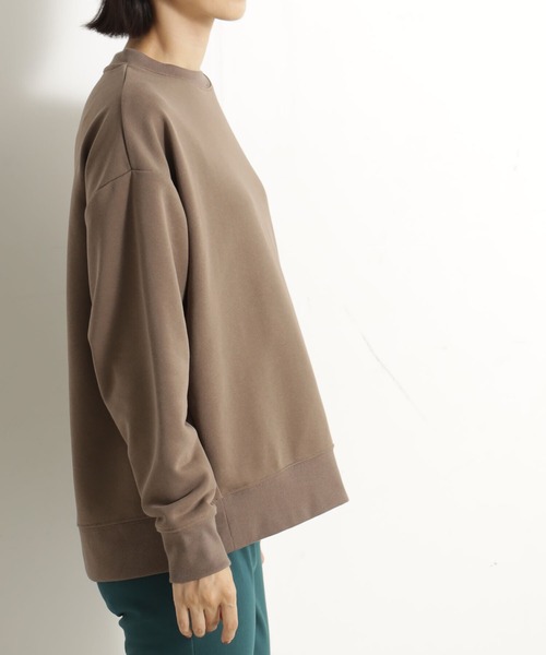 FOUND GOOD（ファウンドグッド）の「サイドZIPクリーンウラケ（スウェット・レディース・ブラウン系3/ブルー系2/アイボリー/ブラック/グレー系5・S/L/M）」の15枚目の写真