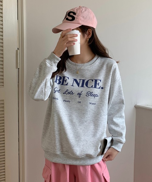 SHEPP(シープ)の「フロントロゴビッグプルオーバー(スウェット・レディース・ネイビー/ホワイト/レッド・XXL/XL/M/L)」の6枚目の写真