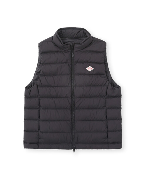 DANTON(ダントン)の「WOMEN'S NYLON TAFFETA MIDDLE DOWN STAND COLLAR VEST(ダウンベスト・レディース・ブラック/グレー系その他/グレイッシュベージュ/カーキ・XS/M/S)」の12枚目の写真