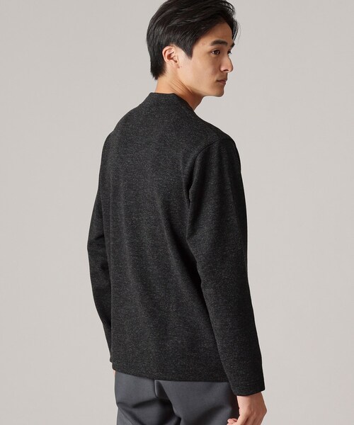 TAKEO KIKUCHI（タケオキクチ）の「【Sサイズ～】ウールブレンド ポンチ カットソー（Tシャツ/カットソー・メンズ・ボルドー/チャコールグレー/ホワイト系・01/02/03/04）」の10枚目の写真