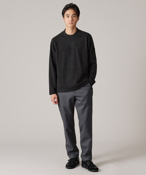 TAKEO KIKUCHI（タケオキクチ）の「【Sサイズ～】ウールブレンド ポンチ カットソー（Tシャツ/カットソー・メンズ・ボルドー/チャコールグレー/ホワイト系・01/02/03/04）」の11枚目の写真