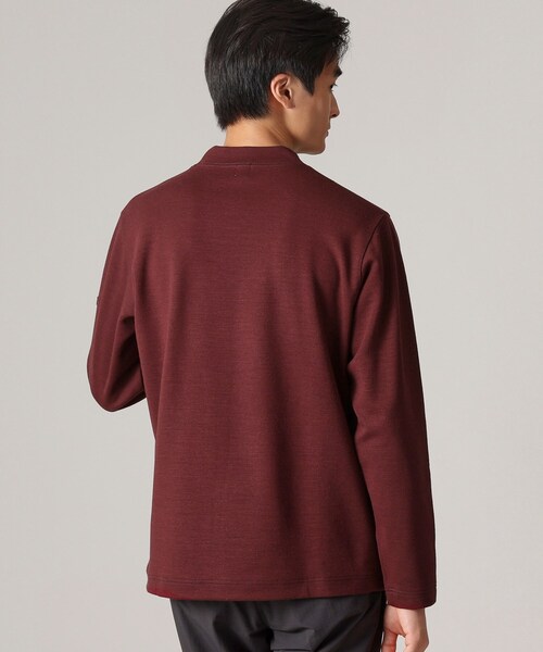 TAKEO KIKUCHI（タケオキクチ）の「【Sサイズ～】ウールブレンド ポンチ カットソー（Tシャツ/カットソー・メンズ・ボルドー/チャコールグレー/ホワイト系・01/02/03/04）」の14枚目の写真