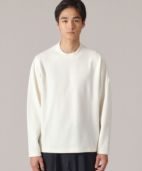 TAKEO KIKUCHI（タケオキクチ）の「【Sサイズ～】ウールブレンド ポンチ カットソー（Tシャツ/カットソー・メンズ・ボルドー/チャコールグレー/ホワイト系・01/02/03/04）」の17枚目の写真