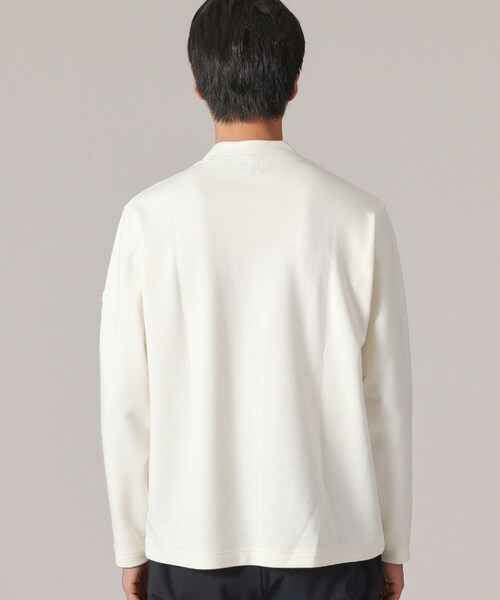 TAKEO KIKUCHI（タケオキクチ）の「【Sサイズ～】ウールブレンド ポンチ カットソー（Tシャツ/カットソー・メンズ・ボルドー/チャコールグレー/ホワイト系・01/02/03/04）」の19枚目の写真