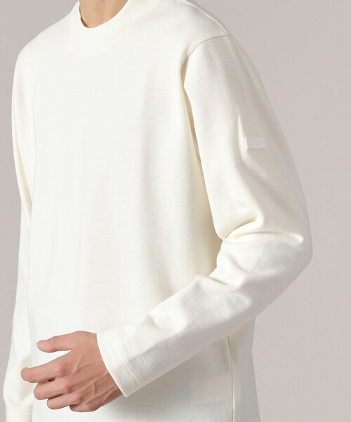 TAKEO KIKUCHI（タケオキクチ）の「【Sサイズ～】ウールブレンド ポンチ カットソー（Tシャツ/カットソー・メンズ・ボルドー/チャコールグレー/ホワイト系・01/02/03/04）」の21枚目の写真