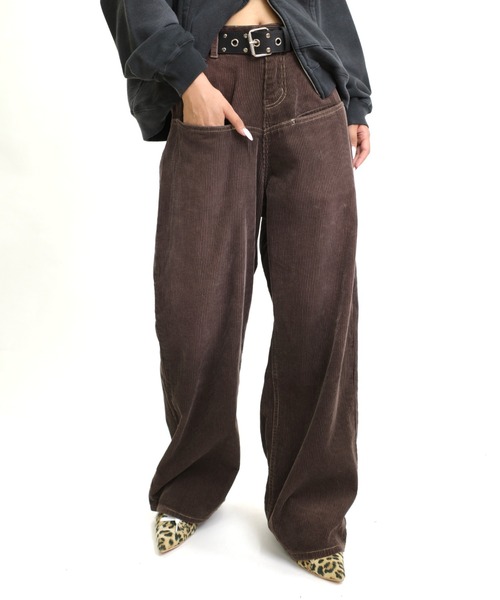 WHO'S WHO gallery(フーズフーギャラリー)の「【UNISEX/サイズ展開あり】コーデュロイスラポケパンツ(その他パンツ・レディース・グレー/ブラウン/グレー系その他2/ブラック系その他/ブラウン系その他2/ブラック/グレー系その他/ブラウン系その他/ブラック系その他2・SMALL/X-LARGE/MEDIUM)」の7枚目の写真