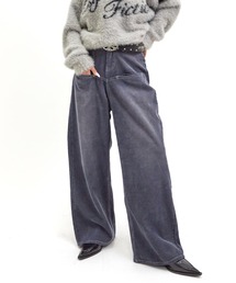 【UNISEX/サイズ展開あり】コーデュロイスラポケパンツ