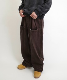 【UNISEX/サイズ展開あり】コーデュロイスラポケパンツ
