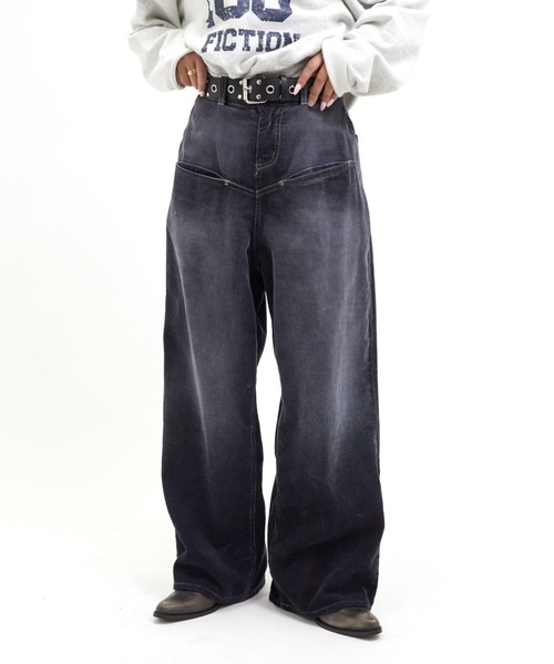 WHO'S WHO gallery(フーズフーギャラリー)の「【UNISEX/サイズ展開あり】コーデュロイスラポケパンツ(その他パンツ・レディース・グレー/ブラウン/グレー系その他2/ブラック系その他/ブラウン系その他2/ブラック/グレー系その他/ブラウン系その他/ブラック系その他2・SMALL/X-LARGE/MEDIUM)」の2枚目の写真