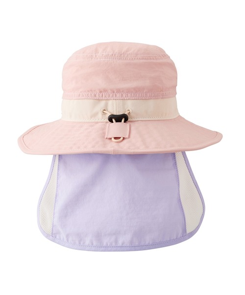 MIKI HOUSE(ミキハウス)の「日よけ付きロゴ帽子(ハット・キッズ・ブルー/ピンク・LL(54-56cm)/L(52-54cm)/M(50-52cm)/S(48-50cm))」の4枚目の写真