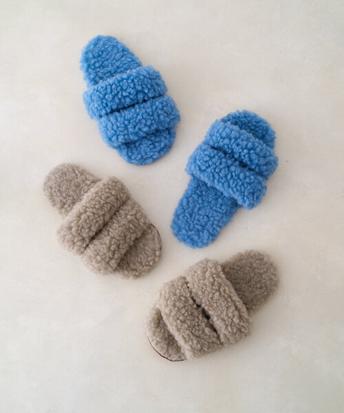 BIRTHDAY BAR(バースデイバー)の「【SAHIR サヒール】Wool roomshoes(ルームシューズ/スリッパ・レディース・グレー/ブルー・0)」の3枚目の写真