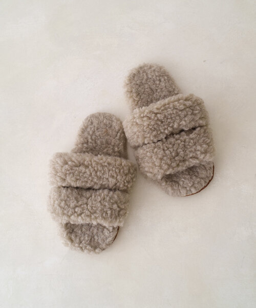 BIRTHDAY BAR(バースデイバー)の「【SAHIR サヒール】Wool roomshoes(ルームシューズ/スリッパ・レディース・グレー/ブルー・0)」の6枚目の写真