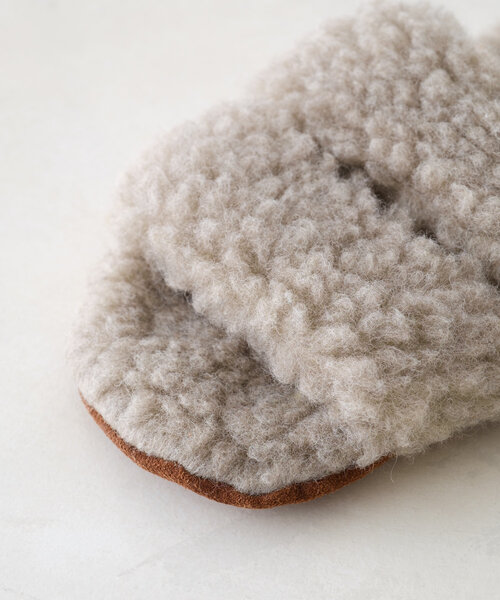 BIRTHDAY BAR(バースデイバー)の「【SAHIR サヒール】Wool roomshoes(ルームシューズ/スリッパ・レディース・グレー/ブルー・0)」の7枚目の写真