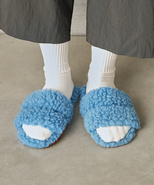 BIRTHDAY BAR(バースデイバー)の「【SAHIR サヒール】Wool roomshoes(ルームシューズ/スリッパ・レディース・グレー/ブルー・0)」の10枚目の写真