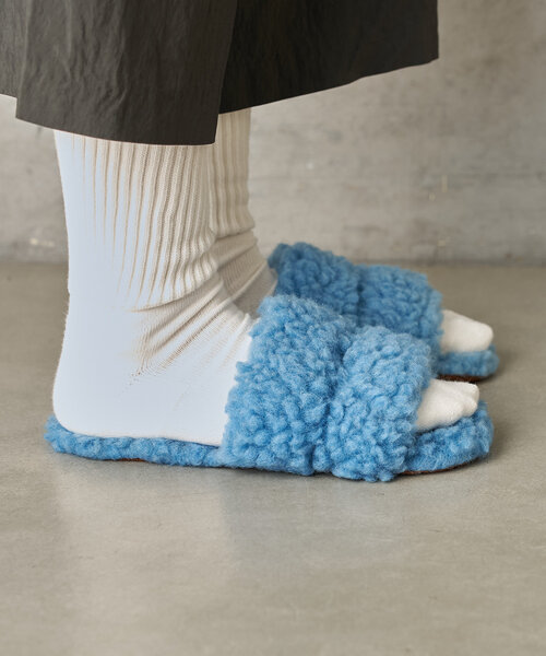 BIRTHDAY BAR(バースデイバー)の「【SAHIR サヒール】Wool roomshoes(ルームシューズ/スリッパ・レディース・グレー/ブルー・0)」の11枚目の写真