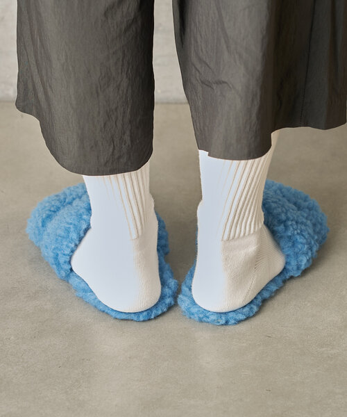 BIRTHDAY BAR(バースデイバー)の「【SAHIR サヒール】Wool roomshoes(ルームシューズ/スリッパ・レディース・グレー/ブルー・0)」の12枚目の写真