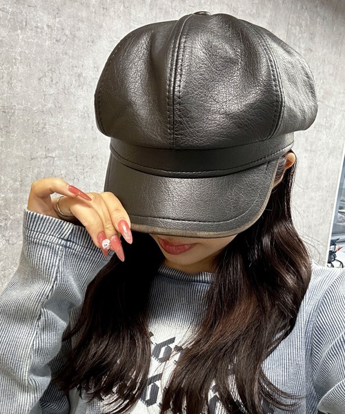 WEGO/ヴィンテージPUキャスケット（キャスケット）｜WEGO（ウィゴー