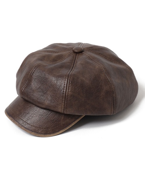 WEGO（ウィゴー）の「WEGO/ヴィンテージPUキャスケット（キャスケット・レディース・ブラック/ブラウン・FREE）」の14枚目の写真