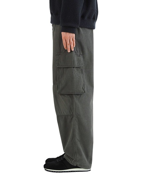 GOLD（ゴールド）の「東洋エンタープライズ GOLD / ゴールド：LIGHT BACKSATIN EASY CARGO PANTS：24B-GL42470[MUS]（カーゴパンツ・メンズ・ブラック・S/M）」の10枚目の写真
