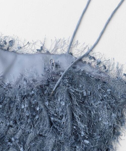 SENSE OF PLACE by URBAN RESEARCH（センスオブプレイスバイアーバンリサーチ）の「フェザーフリンジキャミビスチェ（その他トップス・レディース・グレー/ブルー/ブラック・ONE）」の14枚目の写真